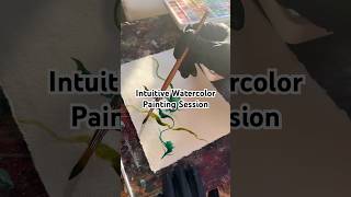 Intuitive Watercolor Painting on Paper watercolor watercolorpainting art painting intuitiveart [upl. by Terencio]