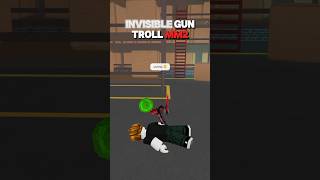 NEW mm2 Gun Troll 😲 roblox mm2 memes robloxshorts robloxedit funny [upl. by Lanfri318]