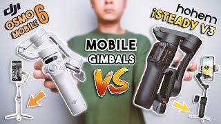 Battle of the Affordable Gimbals  DJI OM6 vs Hohem iSteady v3 [upl. by Anawed]