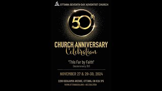 Ottawa Adventist Church Live Stream  November 30 2024 [upl. by Concoff774]