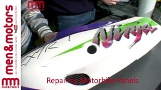 Repairing Motorbike Panels Plastic Welding [upl. by Akire]