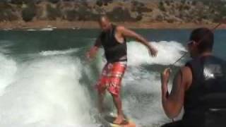 Malibu Wakesetter VTX Wakesurfing [upl. by Nyleimaj]