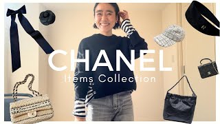 【私物紹介】金子綾が親友と喋りながら少しずつ集めているCHANELのコレクションを紹介します【 KnitBagCapHairband etc】 [upl. by Werd697]