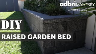 DIY Raised Garden Bed Howto Video  Versawall® Retaining Wall Blocks by Adbri Masonry [upl. by Naibaf]