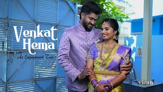 An Engagement Tale  Venkat amp Hema  Vizan Studios [upl. by Hada664]