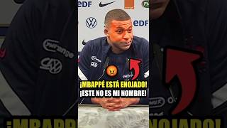 ¡Mbappé está harto de que pronuncien mal su nombre No va a callar más 😡 [upl. by Cissej]