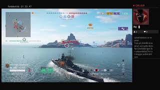 We Play World of Warship legends ps4 Prof Gaming English Polish Danish [upl. by Anaihs968]