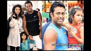 Tennis Player Leander Paes Family Parents Wife [upl. by Ahsata]