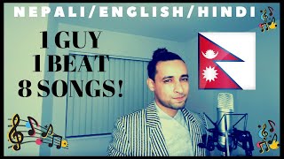 8 Songs 1 Beat Mashup by Nepali Guy [upl. by Onirefes]