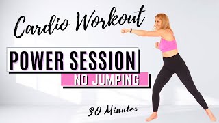 🔥30 Min Cardio Power Session for Weight Loss🔥STEADY STATE CARDIO🔥ALL STANDING🔥NO JUMPING🔥NO REPEAT🔥 [upl. by Dearden]