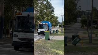 City of bayswtaer late arvo recycle with the old Dennis garbagecollection truck garbage [upl. by Eissej]