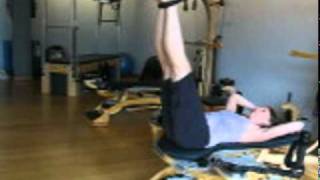 Hamstring Exercises on Gyrotonic Equipment at Circle Studio in Portland Oregon [upl. by Thinia]