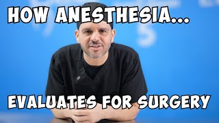 Anesthesia PreOperative Evaluation [upl. by Elroy52]