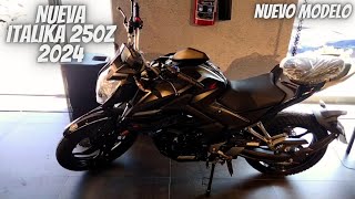 Nueva Italika 250z 2024😱  ¡Nuevo Modelo💯  ¿Vale la Pena Comprarla🔥 [upl. by Yuh]