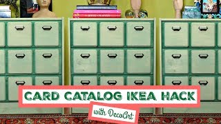 HOW TO Card Catalog IKEA Hack [upl. by Mendelson]