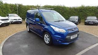 FORD CONNECT 15 TDCI 200 LIMITED PANEL VAN2018 DIESEL MANUAL IN A LOVELY Deep Impact Blue Metallic [upl. by Hauger]