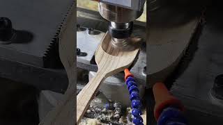 Three axis milling machine cutting spoon process Good tools and machinery make work easy [upl. by Aileek]