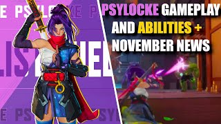 PSYLOCKE New Gameplay  Abilities  Marvel Rivals [upl. by Sadye]