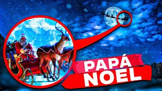 MI DRONE ATRAPA A SANTA CLAUS EN UN TRINEO EN NAVIDAD  PAPÁ NOEL Y LOS RENOS VOLADORES [upl. by Sutherland]