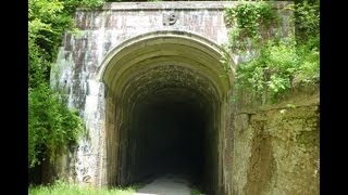 Ghost of Silver Run Haunted Train Tunnel North Bend Rail Trail West Virginia [upl. by Cusack]