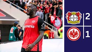 Bayer Leverkusen Vs Eintracht Frankfurt 21 highlights Victor Boniface Scores Bundesliga highlights [upl. by Leckie]