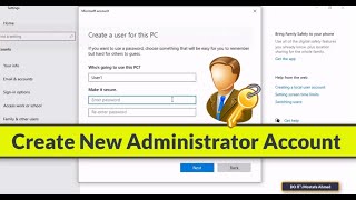 How to Create New Administrator Account in Windows 10 ✔ [upl. by Byrne856]