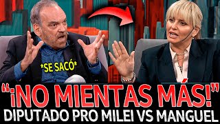 ¡DIPUTADO CRUZÓ a LA ZURDA de MANGUEL en VIVO [upl. by Tenahs]