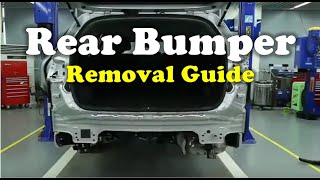 Rear Bumper removal Guide Easy Quick and Correct way [upl. by Amarillis]