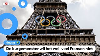 Olympische ringen blijven op Eiffeltoren of toch niet [upl. by Carnay726]