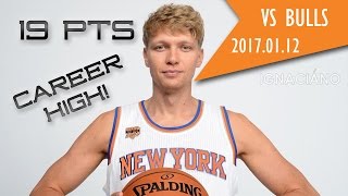 Mindaugas Kuzminskas CAREERHIGH Full Highlights vs Bulls 19 Pts [upl. by Lleryd]