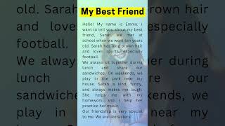 My Best Friend English Story for Listening shorts britishaccent languagelearning [upl. by Nanon]