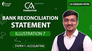 BRS  ILLUSTRATION 7 CA FOUNDATION  PAPER 1 ACCOUNTING CA VAIBHAV PATNI [upl. by Mervin]