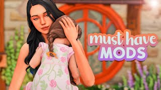 TOP MODS my current must have gameplay amp realism mods in the sims 4 [upl. by Liauqram]