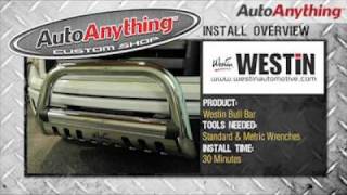 Install Westin Ultimate Bull Bar  AutoAnything HowTo [upl. by Aihsenot]