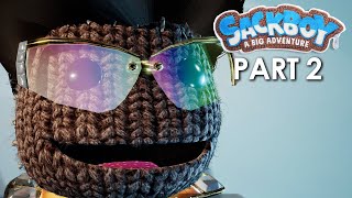 SACKBOY A BIG ADVENTURE Gameplay Walkthrough Part 2  FIRST VEX BOSS PlayStation 5 4K 60fps [upl. by Caz]