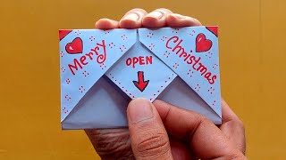 Christmas card  christmas cards handmade How To Make christmas invitation Cardcard making ideas [upl. by Yerffej]