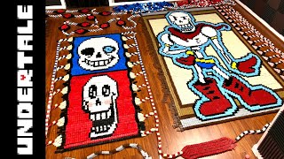 Sans amp Papyrus from Undertale IN 23238 DOMINOES [upl. by Cyb]