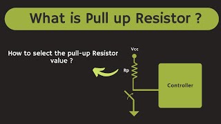 What is Pull up Resistor and Pull Down Resistor  How to select the pullup resistor value [upl. by Lowenstein217]