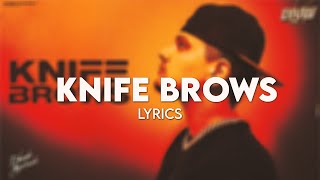 Knife brows  visualizer  Dhanda Nyoliwala  lyrical music video [upl. by Oznohpla]