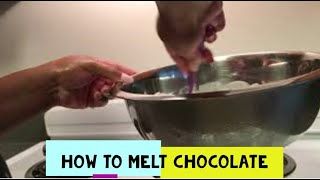 How To MELT Chocolate or Almond Bark [upl. by Sanborn]