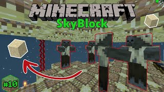 Husk Farm And Infinite Sand  Minecraft 1165 Skyblock Lets Play Episode 10 [upl. by Angadreme]