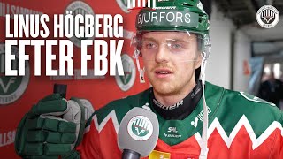 Linus Högberg efter Färjestad [upl. by Issie205]