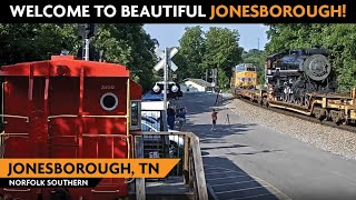 Jonesborough Tennessee USA  Virtual Railfan LIVE [upl. by Geneva2]