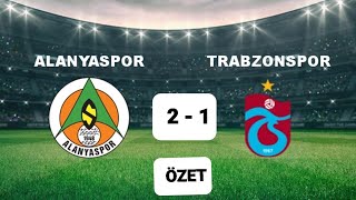 ALANYASPOR TRABZONSPOR MAÇ ÖZETİ SÜPER LİG 14 HAFTA MAÇI trabzonspor [upl. by Llednol521]