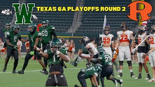 ROUND 2 Texas High School Football PLAYOFFS Waxahachie vs Rockwall DOWN TO THE LAST PLAY [upl. by Fugere]