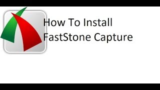 How To Install faststone capture serial key [upl. by Nylteak801]