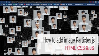 How to use image in particles js  Programmer Shipon [upl. by Atterahs983]