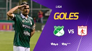 Cali vs América 1 0  Liga BetPlay Dimayor 20222  Fecha 16 [upl. by Anoek]