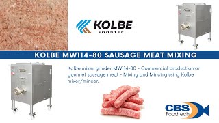 Kolbe  Sausage Meat Mixing [upl. by Aloin]