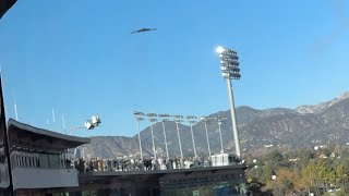 Stealth bomber flyover 2024 Rose Bowl [upl. by Aenad264]